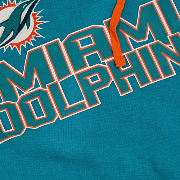 Miami Dolphins Teal and Orange Hoodie - Picture 4 of 12